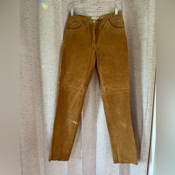 Cali Cali 100% Leather Pants. 28W 30L Cowboy Country Rodeo Summer Vibes - Picture 2 of 16
